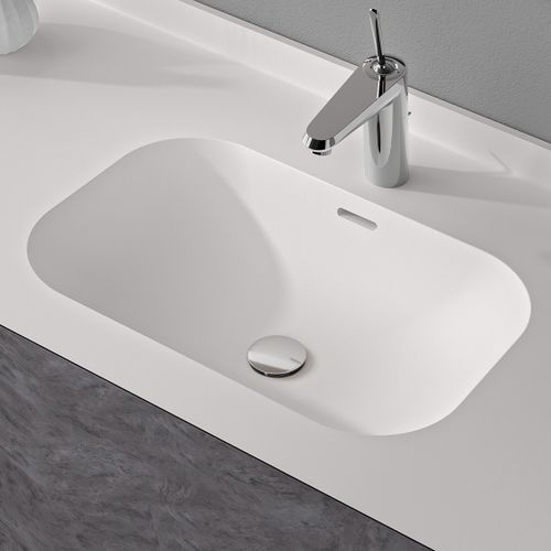 Vasque sous plan - FXS10 - Hasenkopf - en acrylique / en Solid Surface / avec plan intégré