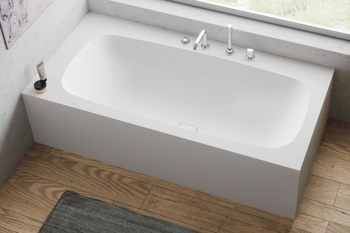 Baignoire à poser - MIRAKLON BWT - Hasenkopf - pour habitat / en Corian® / contemporaine