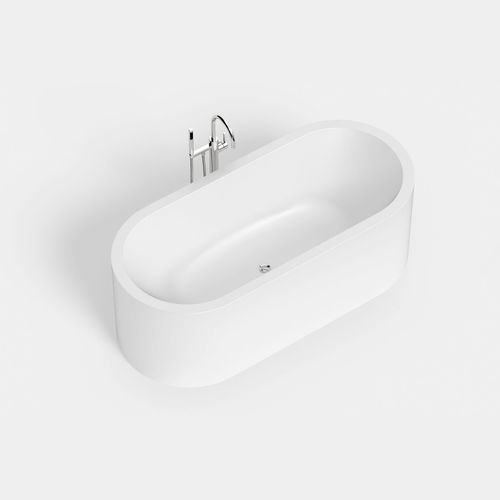 Baignoire ovale - CURVA 2 - Hasenkopf - à poser / pour habitat / en Corian®