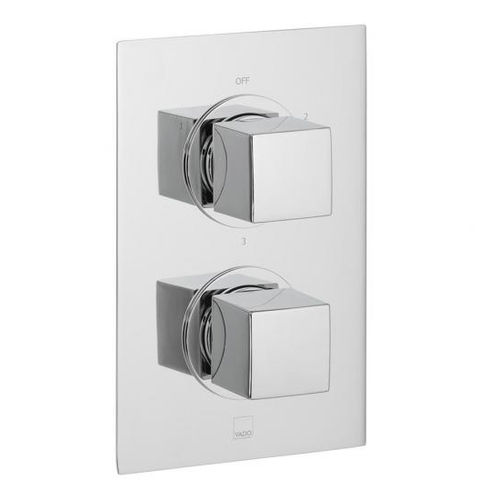 Mitigeur de douche - MIX-148D/3-C/P - VADO - mural / thermostatique / en métal chromé