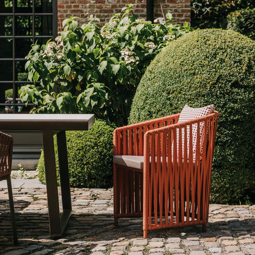 Chaise de salle à manger contemporaine - BITTA LOUNGE - KETTAL - d'intérieur / en tissu / en corde
