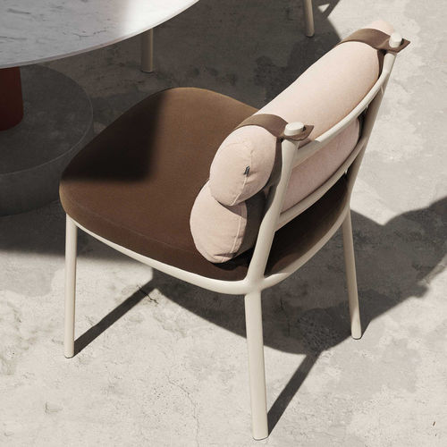 Chaise contemporaine - ROLL - KETTAL - d'intérieur / d'extérieur / en aluminium