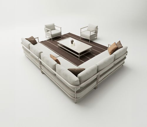 Canapé modulable - ALIZE - KETTAL - d'angle / contemporain / de terrasse