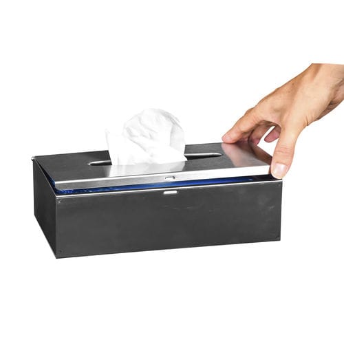 Distributeur De Lingettes étanche Pour Bébé - Grande Capacité, Joint D'étanchéité, Couvercle Sécurisé - Gris, Dimensions 19x13x7,5 Cm