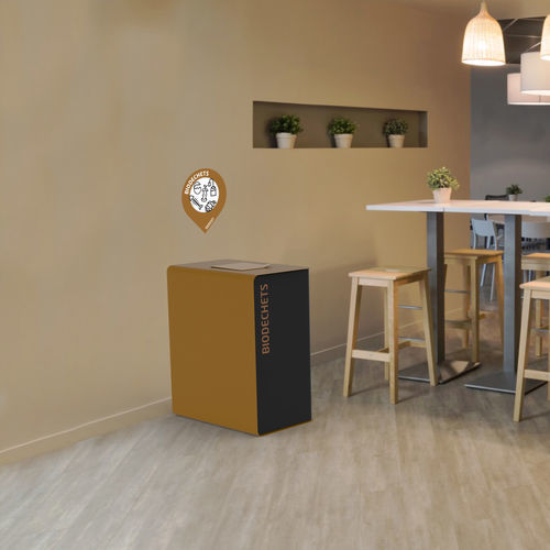 Poubelle en métal - CUBATRI  - ROSSIGNOL - d'intérieur / de tri sélectif / professionnelle