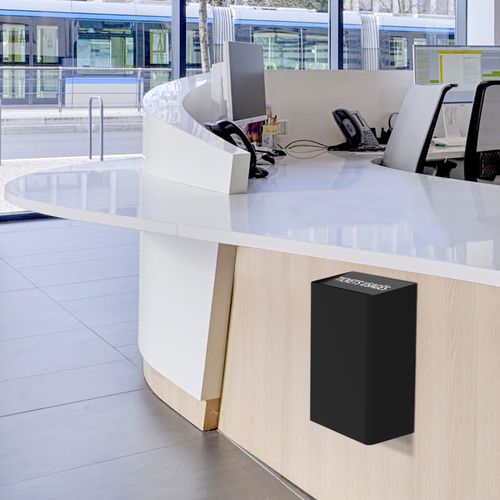 Poubelle en acier à revêtement par poudre - ROSSIGNOL - d'intérieur / murale / professionnelle