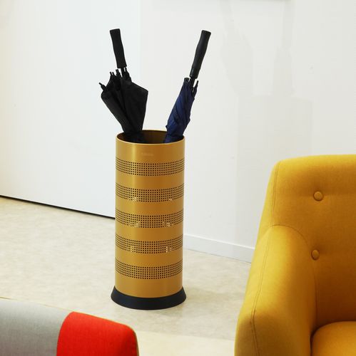 Porte-parapluie plastique - KIPSO  - ROSSIGNOL - en acier à revêtement par poudre / en tôle perforée