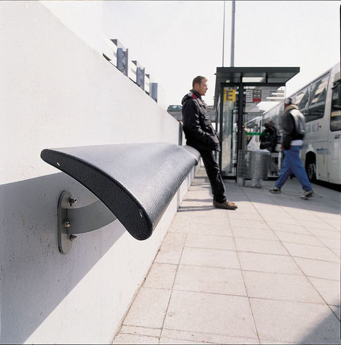Banc public mural - EUROPE - Concept Urbain - contemporain / en composite / en acier