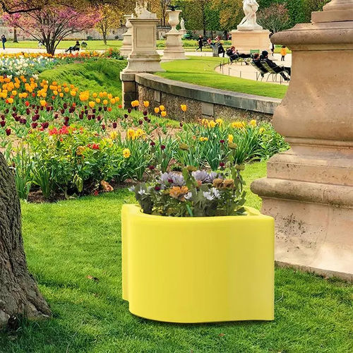 Jardinière en polyéthylène rotomoulé - ARABESQUE - Concept Urbain - courbée / résistante aux intempéries / résistante aux UV