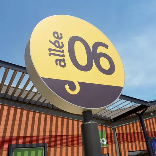 Panneau signalétique en acier - OR’A - Concept Urbain - aluminium / d'extérieur