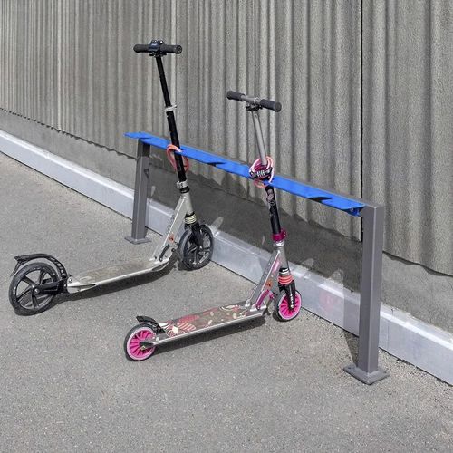 Range-trottinette mural - Concept Urbain - double / d'extérieur / en acier galvanisé