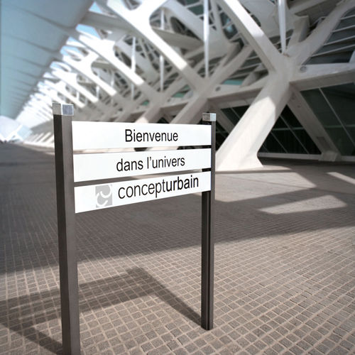Panneau d'information pour espace public - IMAWA - Concept Urbain