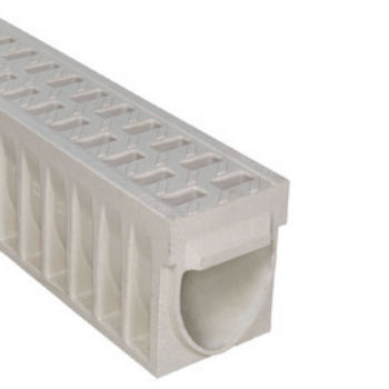 Caniveau à grille - KOMPAQ150 TRAFFIC - ULMA - ARCHITECTURAL SOLUTIONS - en béton de résine / grille en fonte / routier