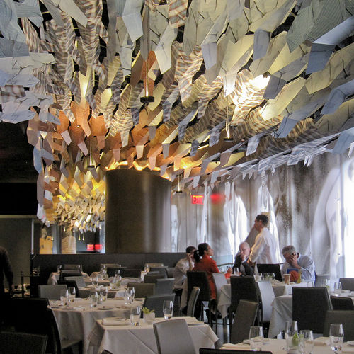 Faux-plafond en aluminium - CLYDE FRAZIER NYC - A. Zahner - en panneaux / intérieur / modulaire
