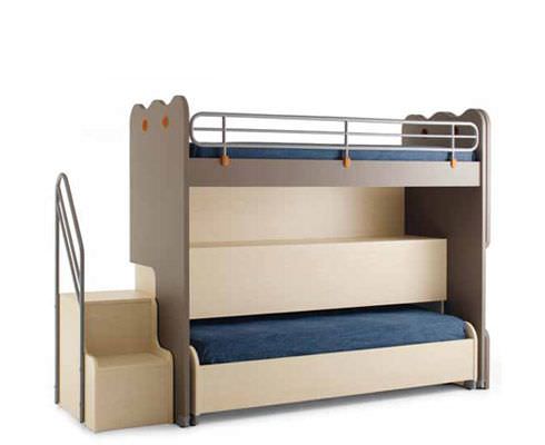 Lit superposé - BETTY CASTELLO - Mobil Sprint Srl - contemporain / pour enfant (unisexe) / en bois