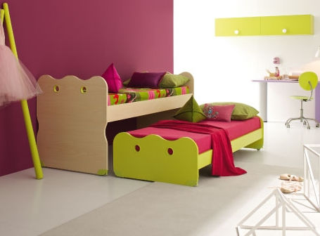 Lit gigogne - Mobil Sprint Srl - contemporain / pour enfant (unisexe) / en bois