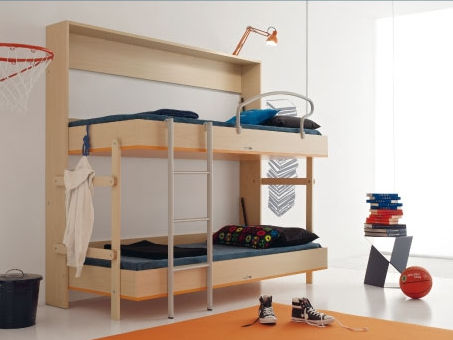 Lit superposé - Mobil Sprint Srl - escamotable / contemporain / en bois