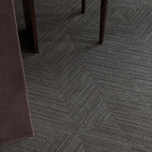 Revêtement de sol en vinyle - STRATA COAL - 2TEC2 - en fibre de verre / intérieur / pour salle de séjour