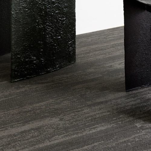 Revêtement de sol en vinyle - SILVA EBONY - 2TEC2 - en fibre de verre / intérieur / pour salle de séjour