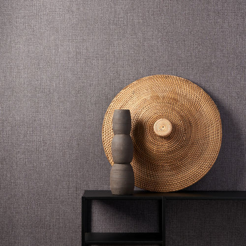 Papier peint contemporain - TELA - ARTE - en vinyle / uni / aspect tissu