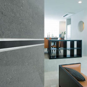 Profilé décoratif aluminium - DURALIS SKY LINE - DURAL France - pour carrelage / chant droit / avec listel de bois