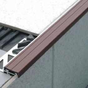 Profilé de finition en PVC - DURASTEP STANDARD - DURAL France - aluminium / pour carrelage / pour marche