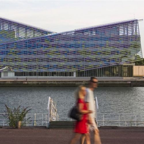 Panneau photovoltaïque monocristallin - DICHORIC - ISSOL - coloré / pour façade / BIPV