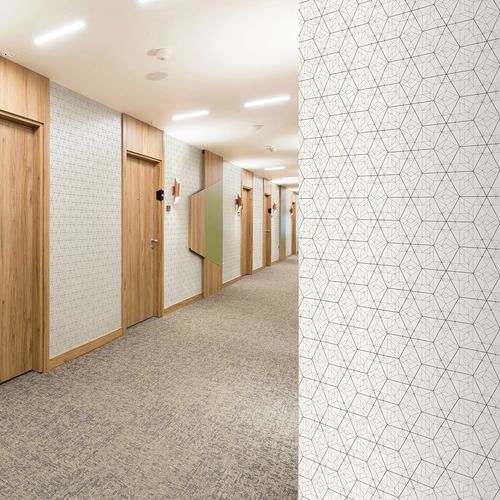 Revêtement mural pour intérieur - Symmetry-13251 - Muraspec - en tissu / en vinyle / texturé