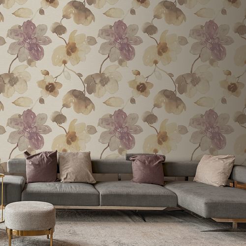 Revêtement mural pour intérieur - Water Bloom-13246 - Muraspec - en tissu / en vinyle / intissé