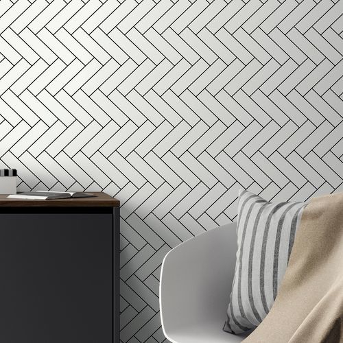 Revêtement mural pour intérieur - Tangent-12042 - Muraspec - en vinyle / imprimé / aspect carrelage