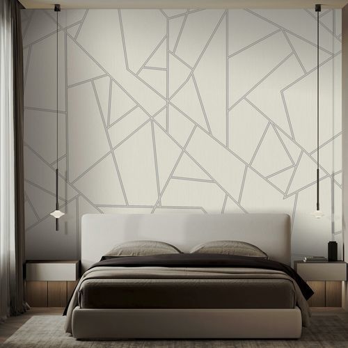 Papier peint contemporain - INTERRAZE - Muraspec - en polyester / panoramique / aspect tissu