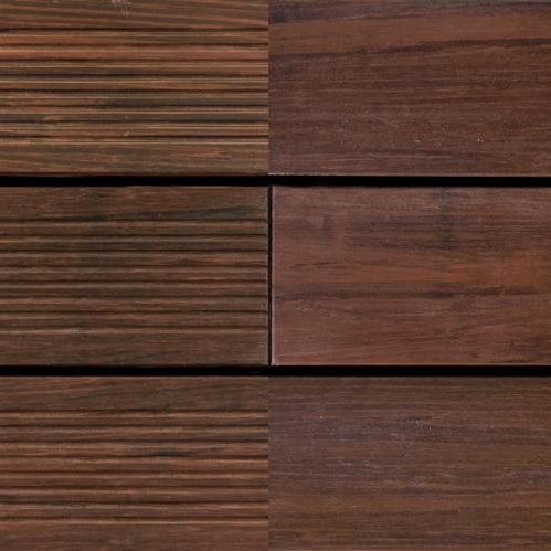 Lame de terrasse en bambou - X-TREME: HIGH DENSITY® THERMO-TREATED - MOSO Bamboo Products - rainurée / thermo-traitée / durable