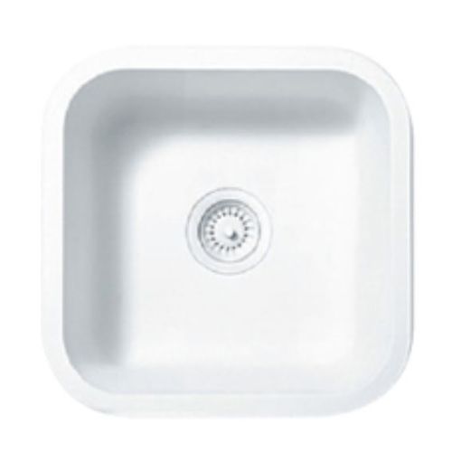 Évier 1 bac - A1181 - Staron Solid Surfaces - sans égouttoir / en Solid Surface / sous plan