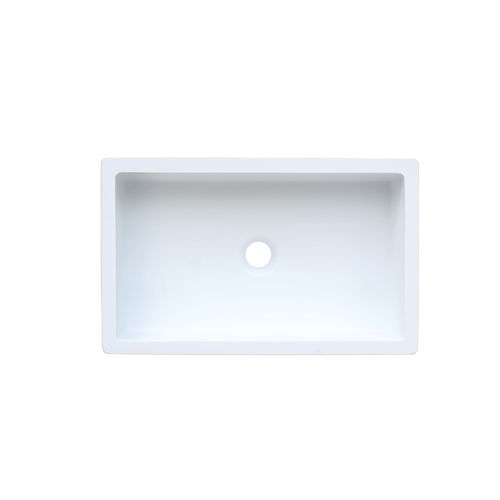 Lave-mains à poser - B3190  - Staron Solid Surfaces - intégré / rectangulaire / en Solid Surface