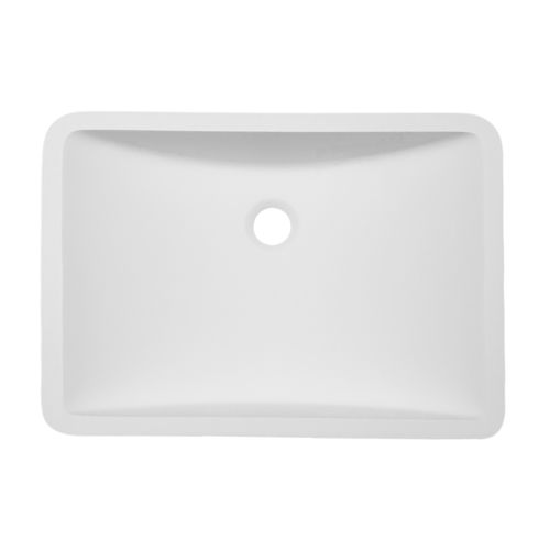 Lave-mains à poser - B3192  - Staron Solid Surfaces - intégré / rectangulaire / en Solid Surface
