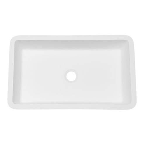 Lave-mains à poser - B3200 - Staron Solid Surfaces - intégré / rectangulaire / en Solid Surface