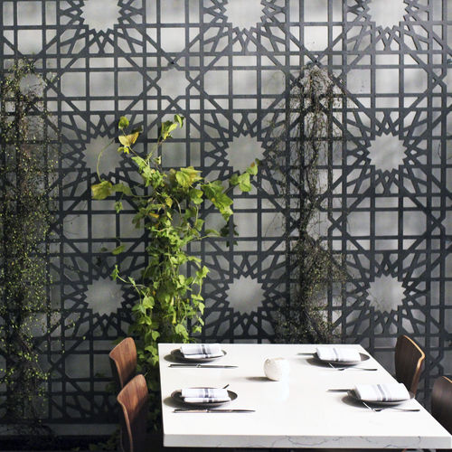 Panneau décoratif de revêtement - TAWLA RESTAURANT - Valchromat - mural / en Valchromat® / texturé