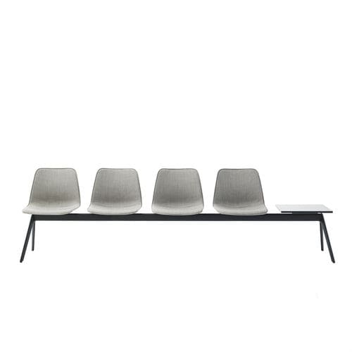 Sièges sur poutre en tissu - VARYA TAPIZ - INCLASS - en cuir / 3 places / 4 places