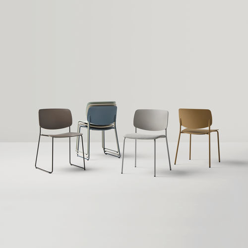 Chaise visiteur contemporaine - ARYN    - INCLASS - d'intérieur / en polypropylène / en acier