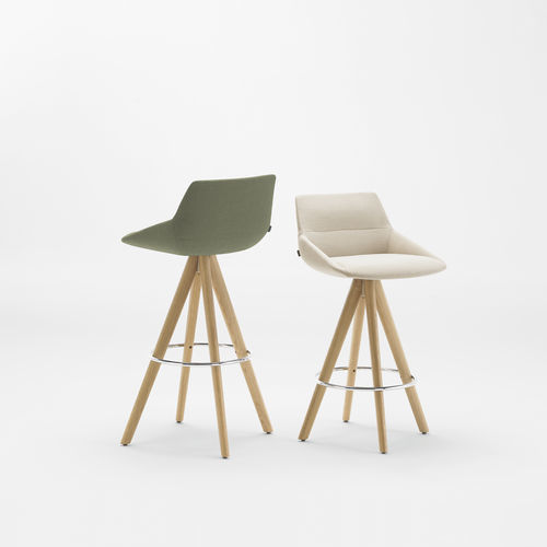 Chaise de bar contemporaine - DUNAS XS  - INCLASS - d'intérieur / en cuir / en tissu