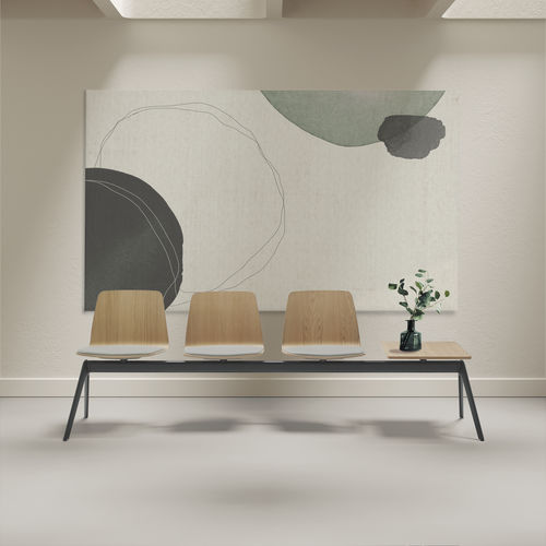 Sièges sur poutre en bois - VARYA - INCLASS - 3 places / 4 places / 2 places