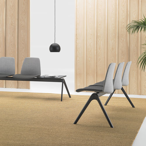 Sièges sur poutre en cuir - UNNIA TAPIZ - INCLASS - en tissu / 2 places / 3 places
