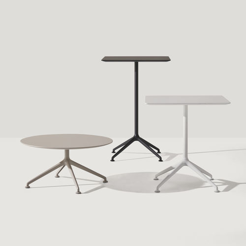 Table bistrot contemporaine - LEX - INCLASS - en HPL / en chêne / en noyer