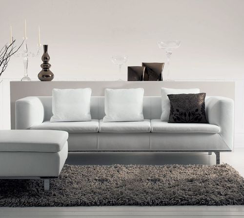 Canapé contemporain - MALDIVE  - Italy Dream Design - en tissu / en cuir / à coussins