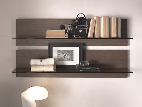 Étagère murale - BEN - Italy Dream Design - contemporaine / en noyer / en verre trempé