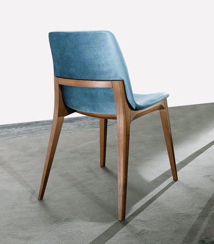 Chaise de salle à manger contemporaine - HELENE - Italy Dream Design - d'intérieur / en cuir / en bois massif