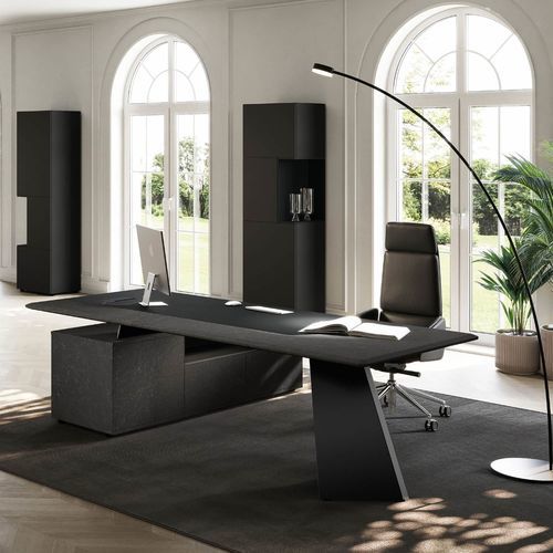 Ensemble bureau et rangement professionnel - MONOLITH - Italy Dream Design
