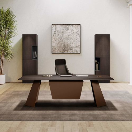 Bureau de direction - MONOLITH - Italy Dream Design - sur pied / contemporain / en métal peint