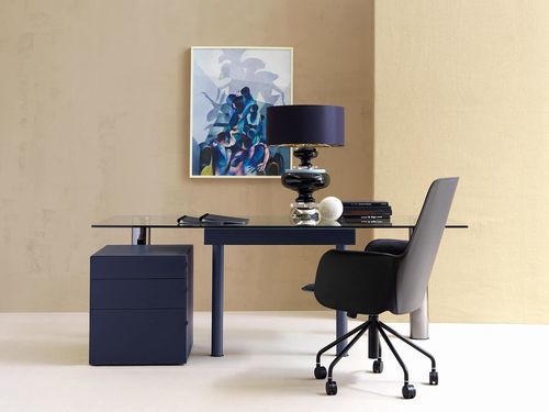 Bureau de direction - ABACO - Italy Dream Design - sur pied / contemporain / en acier inoxydable
