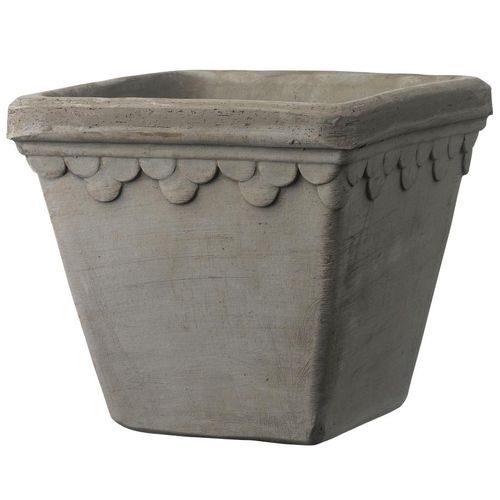 Pot de jardin en terracotta - ROYAL : TL9 - Deroma - conique / carré